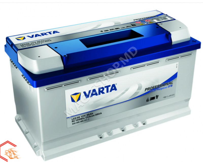 Acumulator АКБ VARTA 95 Ah EFB Prof DP